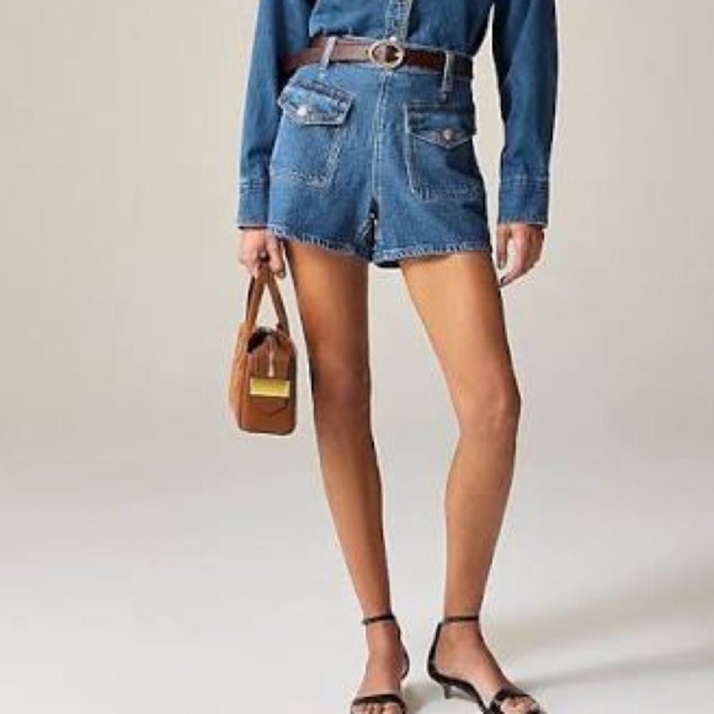 J. Crew NWT size 27 Denim shorts with sailor pockets